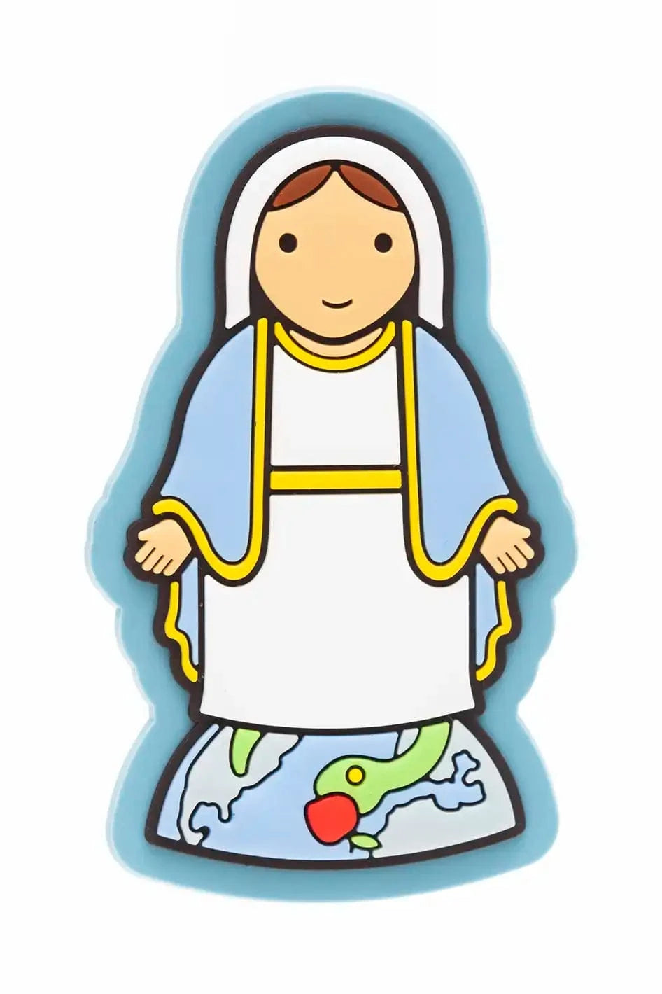 Little Drops of Water® Fridge magnets Our Lady Of Grace Fridge Magnet – Marian Devotional Gift |