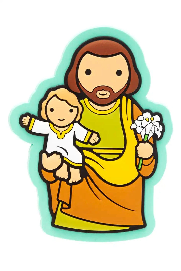 Little Drops of Water® Fridge magnets Saint Joseph Fridge Magnet – Guardian Of The Holy Family Gift |