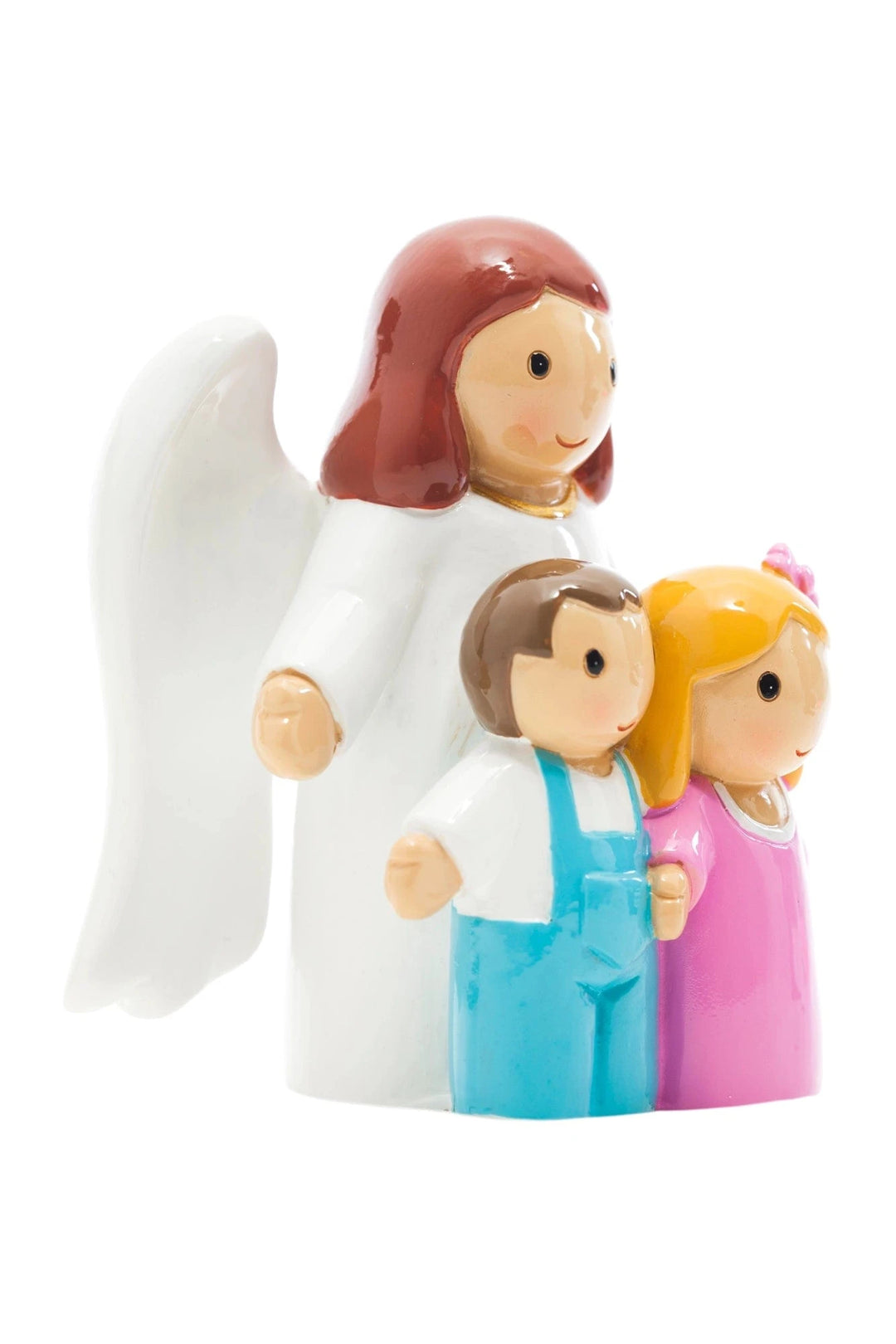 Little Drops of Water Guardian Angel with Two Children Figurine - Baptism First Communion Gift - Little Drops of Water