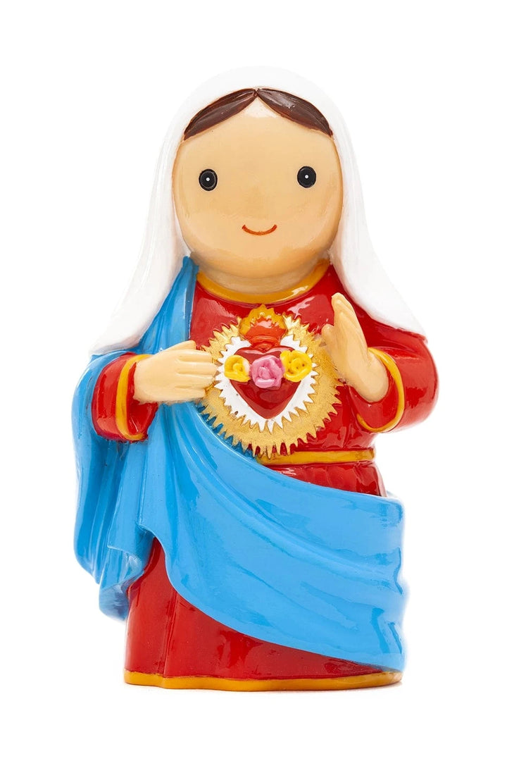 Little Drops of Water® Mary Immaculate Heart Mary Collectors Edition Figurine – Marian Devotion Gift |