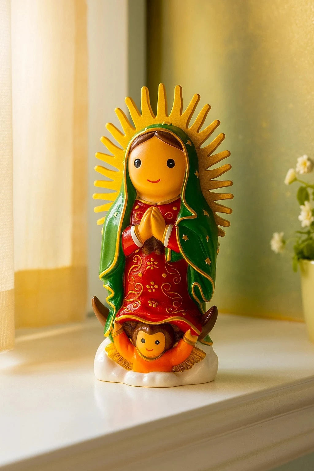 Little Drops of Water® Mary LADY OF GUADALUPE COLLECTORS EDITION FIGURINE – MARIAN DEVOTIONAL GIFT | LITTLE DROPS OF WATER®