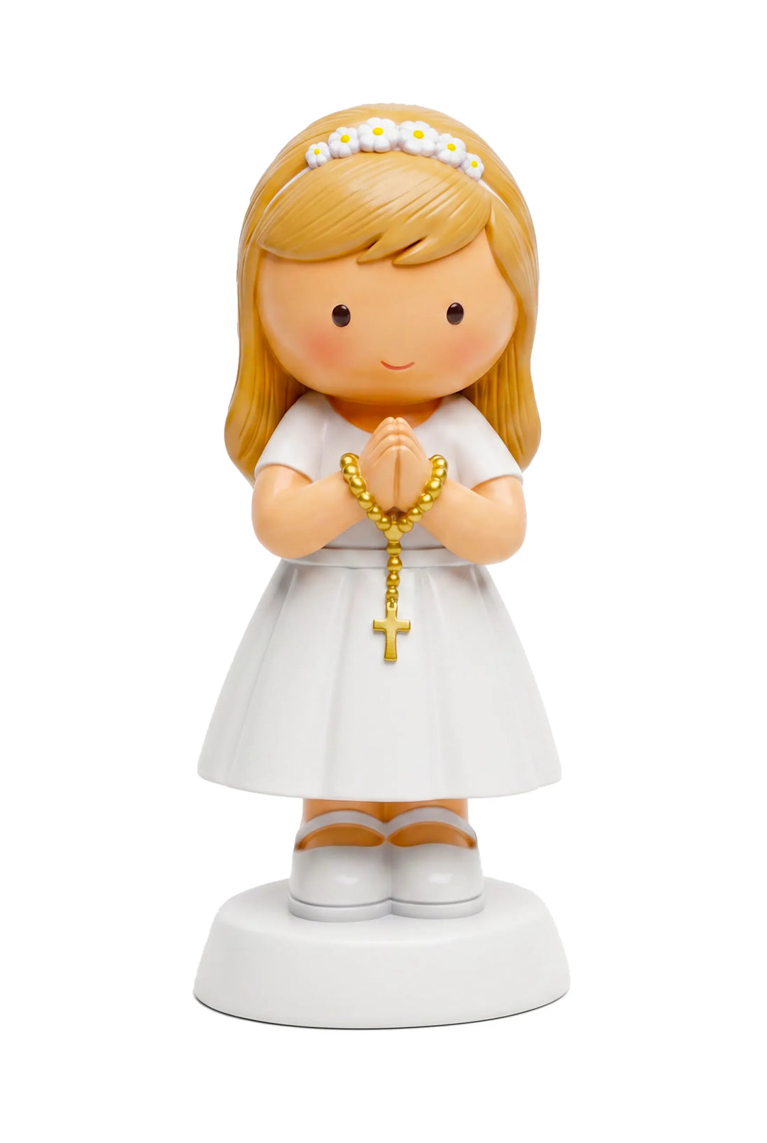 Little Drops of Water Miniature Saint Statue A Promise To God — Girl Miniature Saint Statue