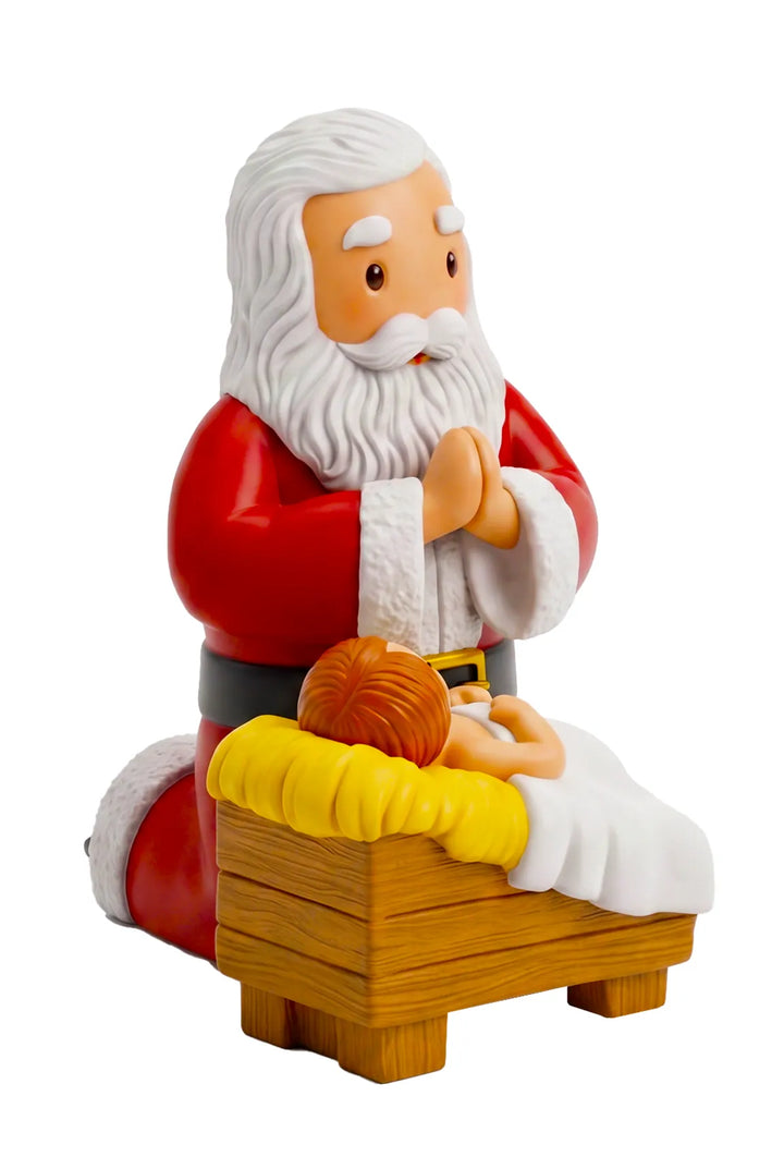 Little Drops of Water Miniature Saint Statue Come, Let Us Adore Him Miniature Saint Statue