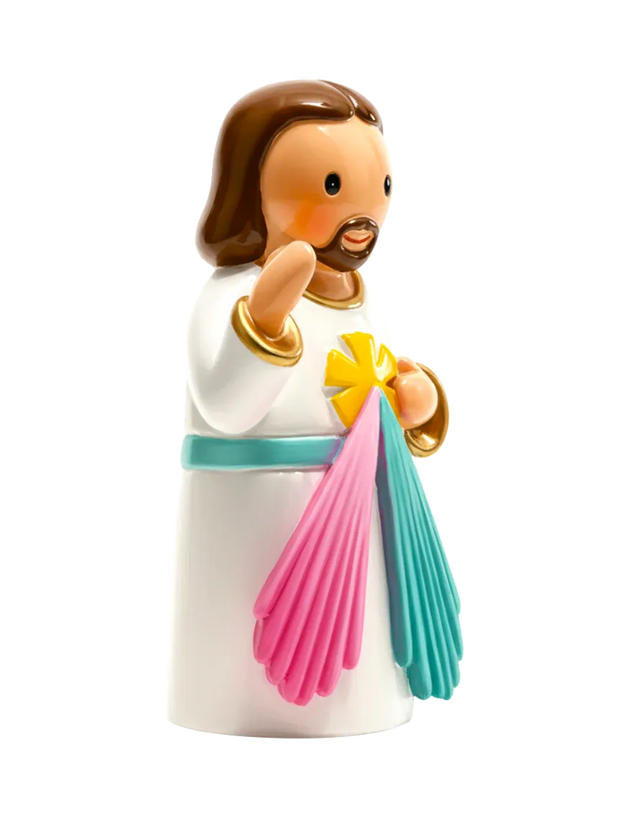 Little Drops of Water Miniature Saint Statue Divine Mercy Miniature Saint Statue