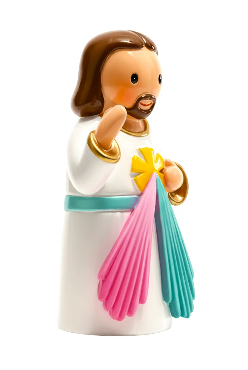 Little Drops of Water Miniature Saint Statue Divine Mercy Miniature Saint Statue