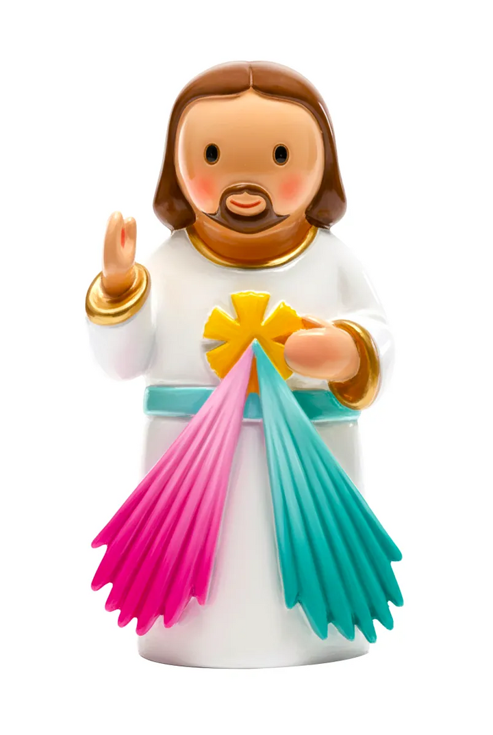 Little Drops of Water Miniature Saint Statue Divine Mercy Miniature Saint Statue
