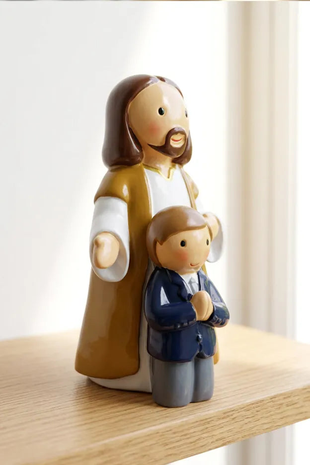 Little Drops of Water Miniature Saint Statue In Jesus&