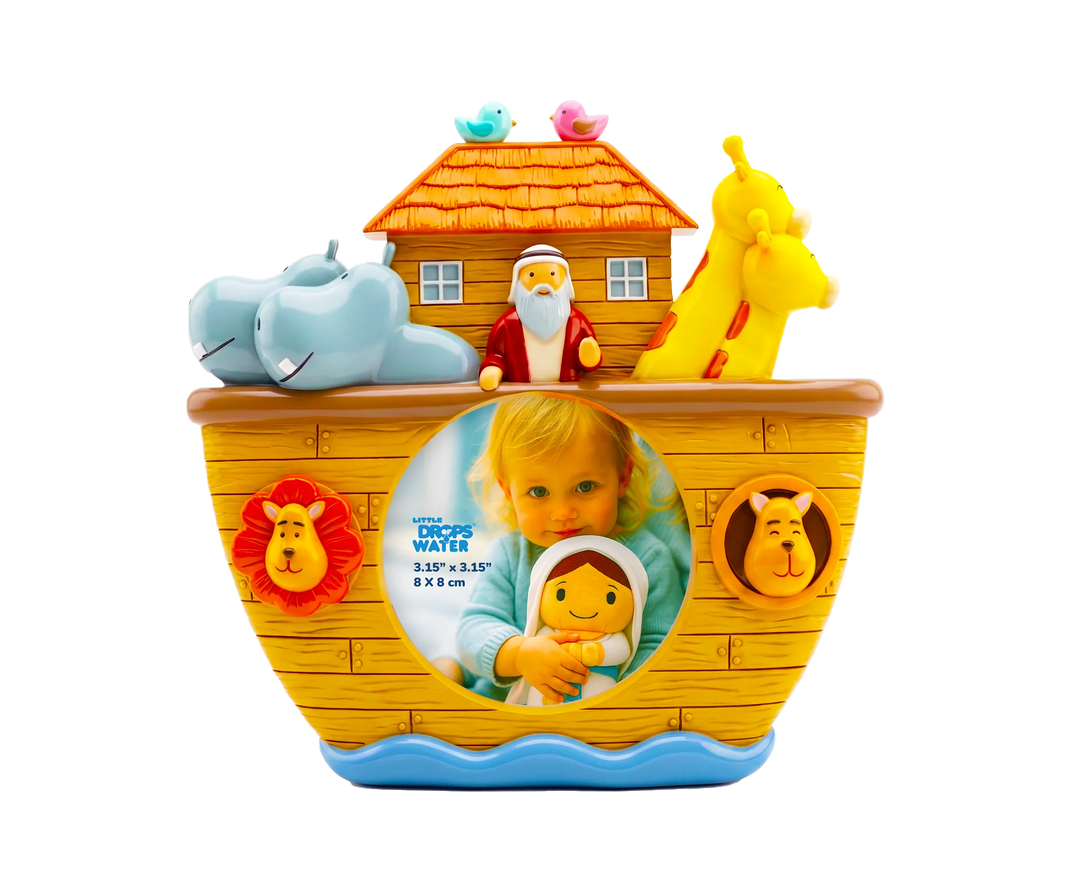 Little Drops of Water Miniature Saint Statue Noah's Ark Photoframe