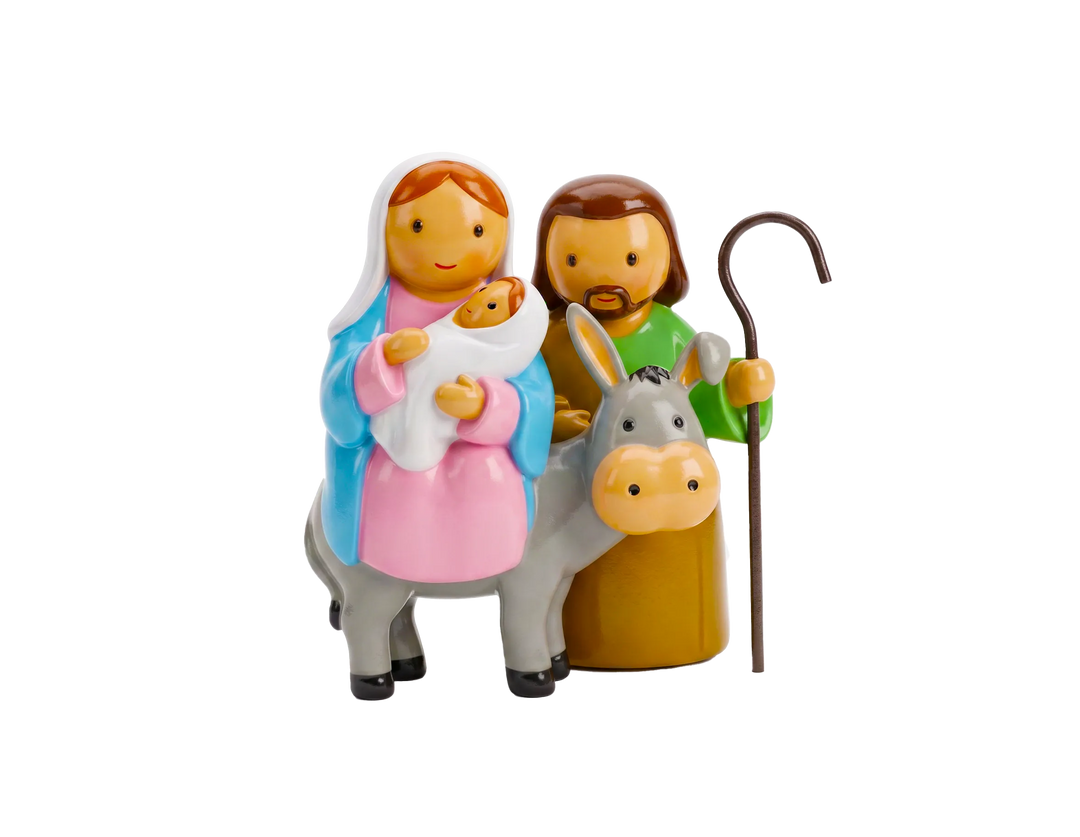 Little Drops of Water Miniature Saint Statue The Flight to Egypt Miniature Saint Statue