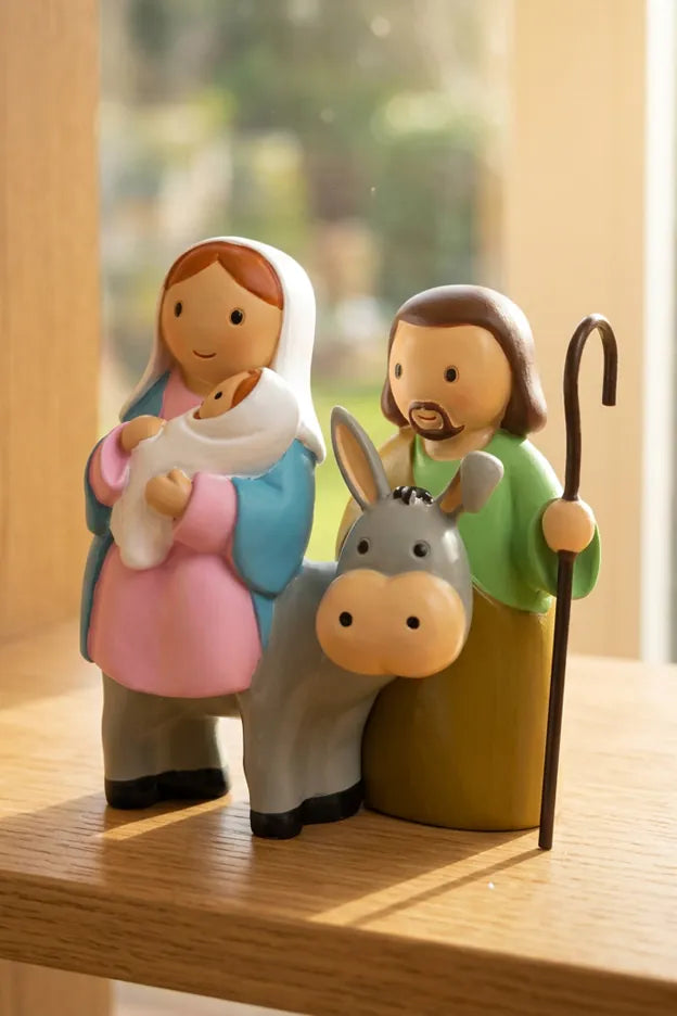 Little Drops of Water Miniature Saint Statue The Flight to Egypt Miniature Saint Statue