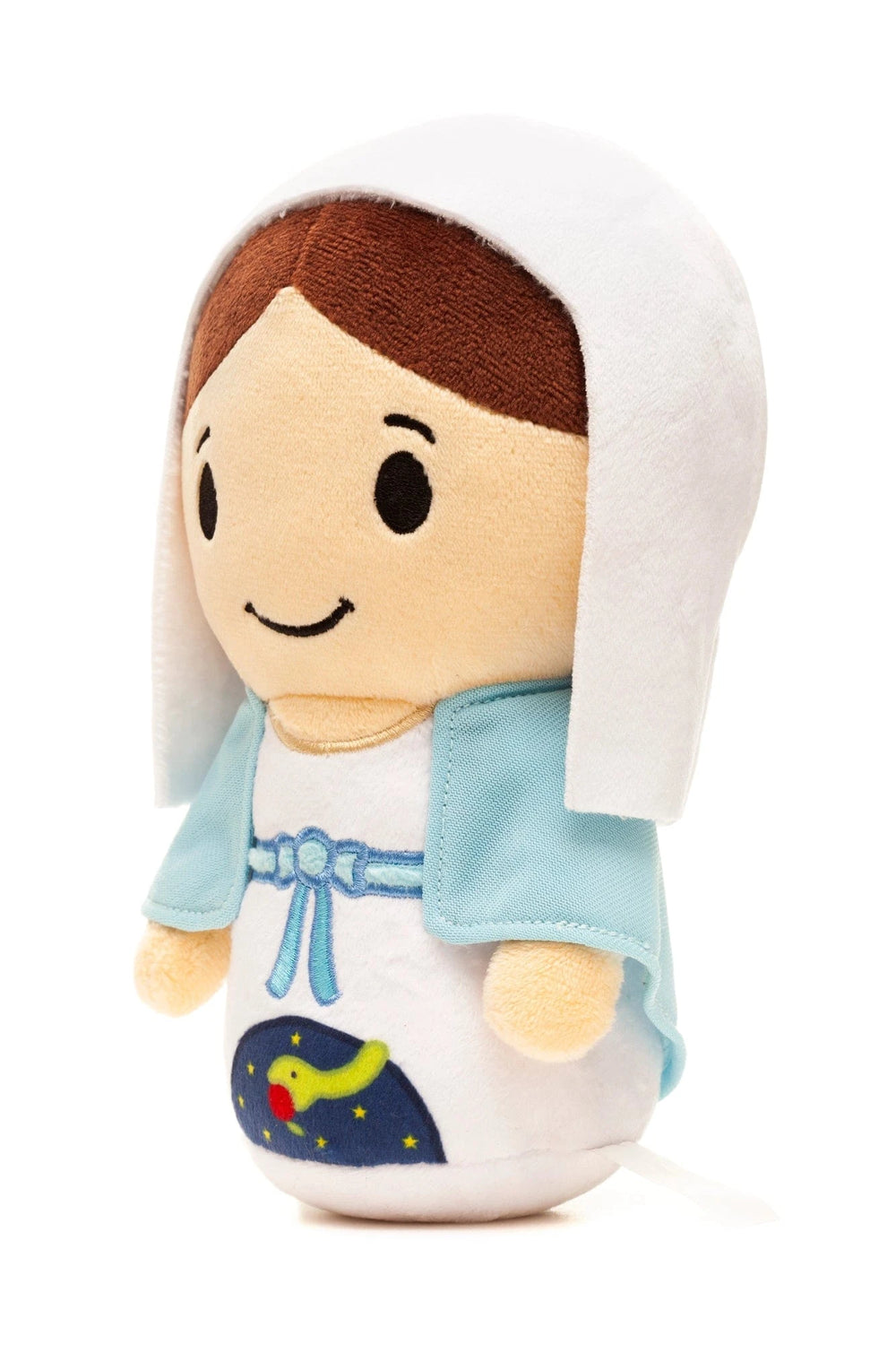 Our Lady of Grace Catholic Plush Doll Virgin Mary Plush Detail View - Little Drops of Water
