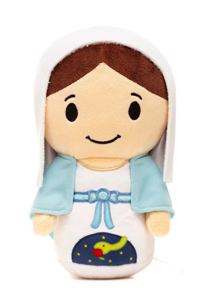 Our Lady of Grace Catholic Plush Doll Virgin Mary Plush Main - Little Drops of Water