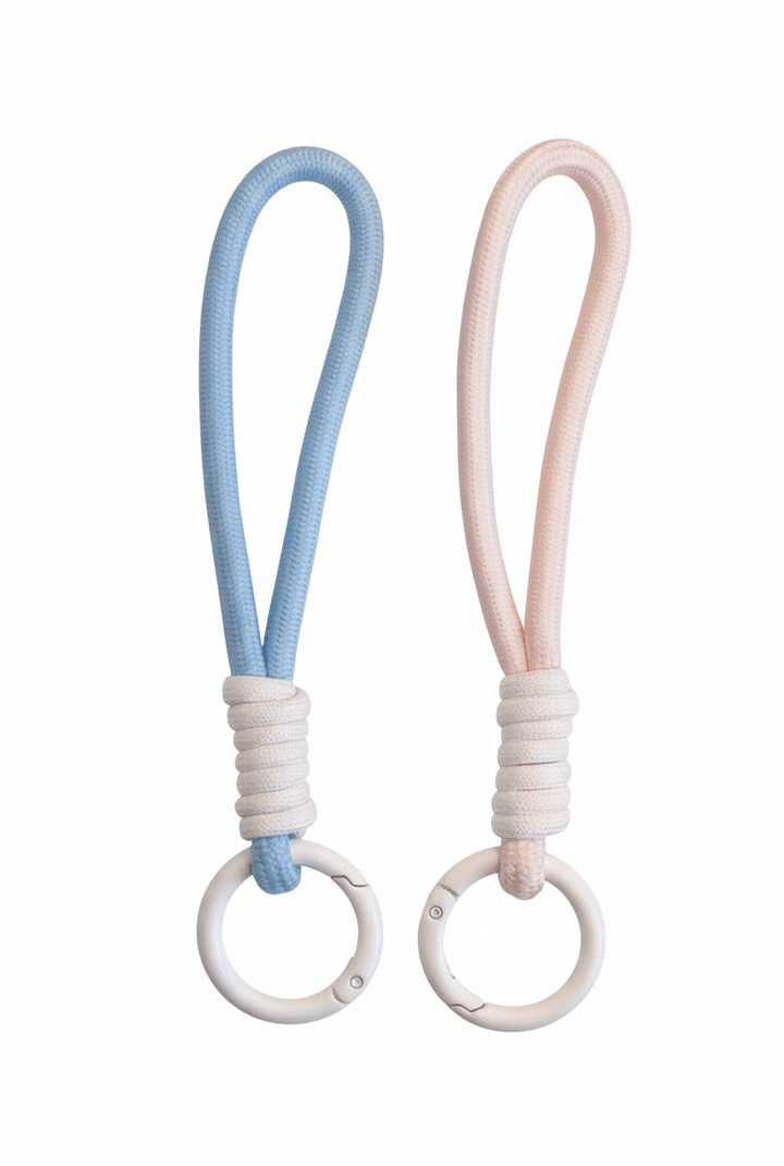 Little Drops of Water Plushie Little Buddy Lanyard Duo - Pink &amp; Blue Plush | Toy Lanyards and Clips