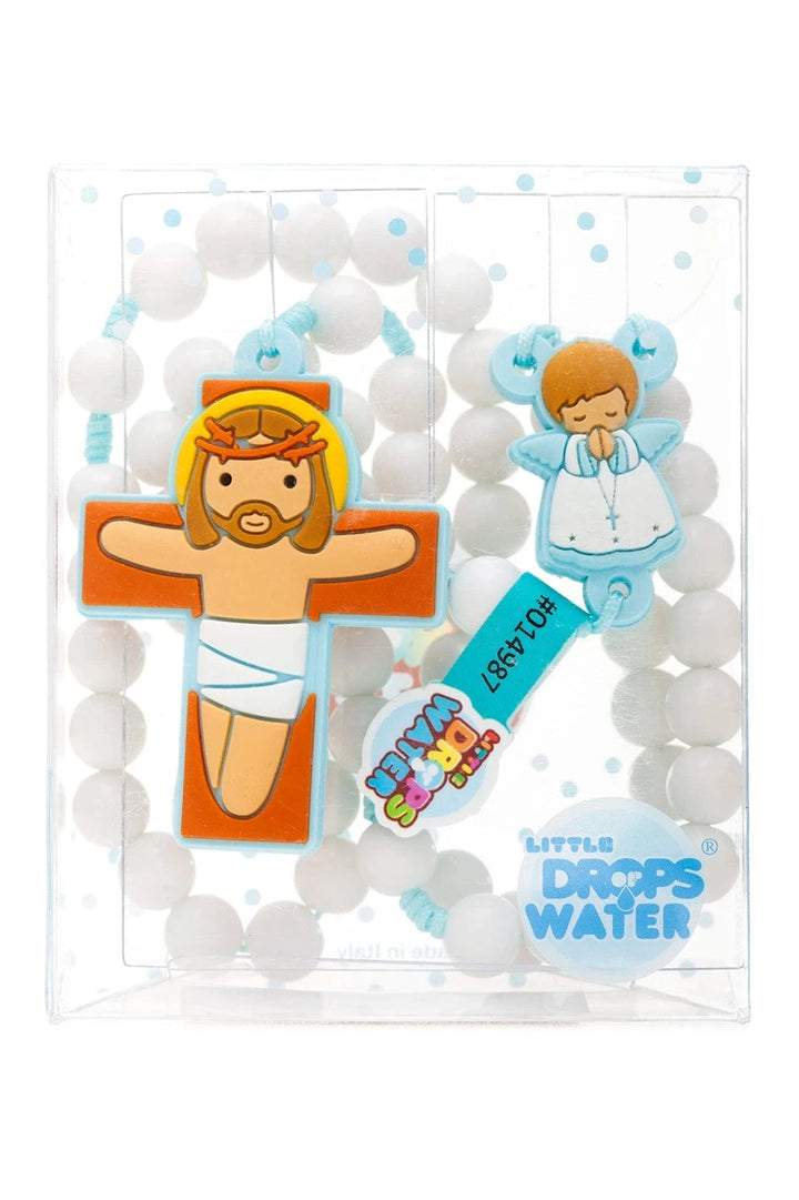 Little Drops of Water® Rosaries Baby Boy Angel | First Communion &amp; Baptism Gift