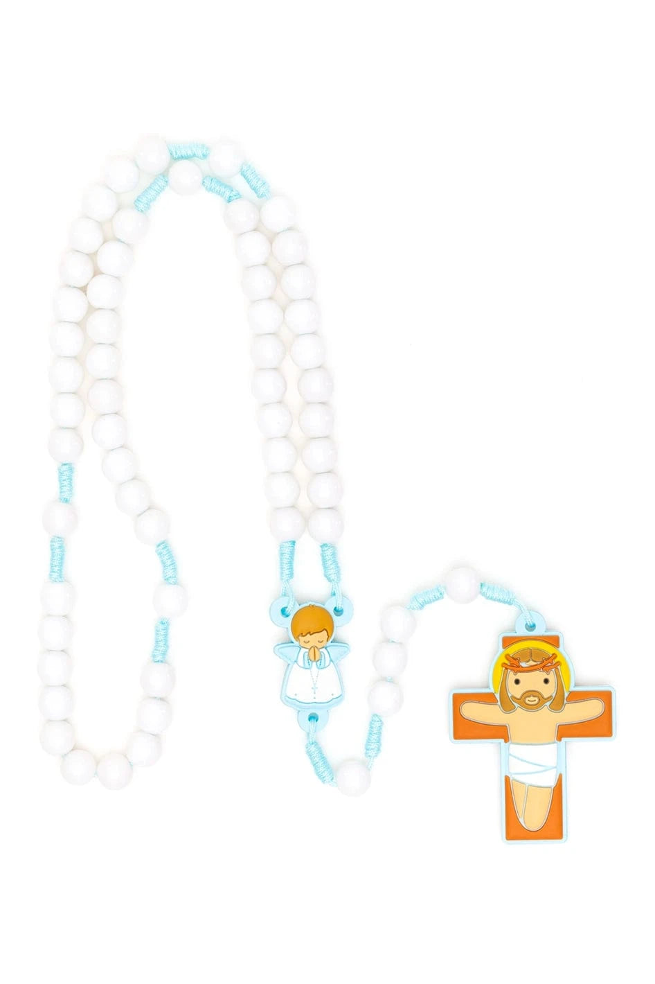 Little Drops of Water® Rosaries Baby Boy Angel | First Communion &amp; Baptism Gift