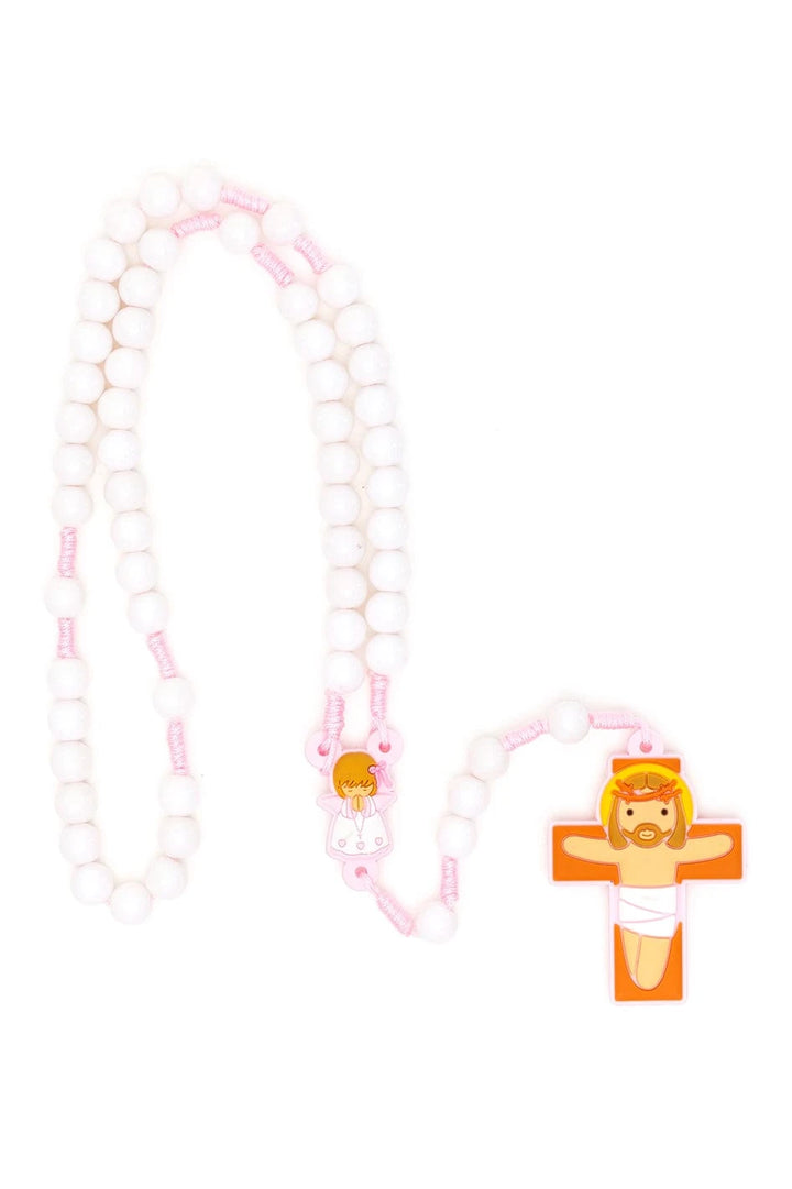 Little Drops of Water® Rosaries Baby Girl Angel | First Communion &amp; Baptism Gift