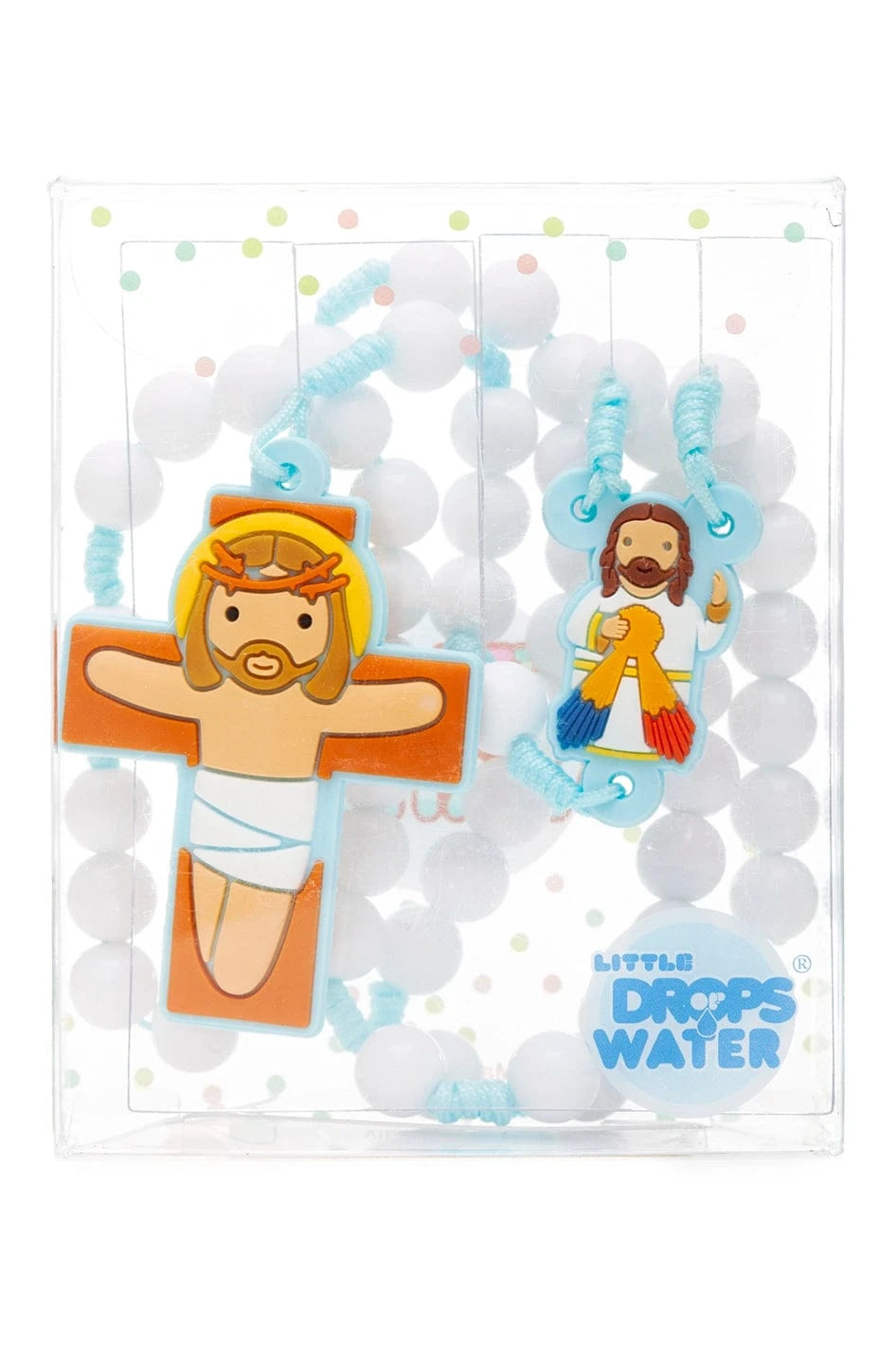 Little Drops of Water Rosaries Divine Mercy Blue | First Communion & Baptism Gift