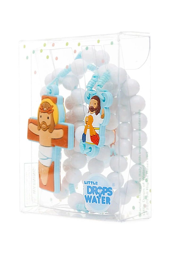 Little Drops of Water Rosaries Divine Mercy Blue | First Communion & Baptism Gift