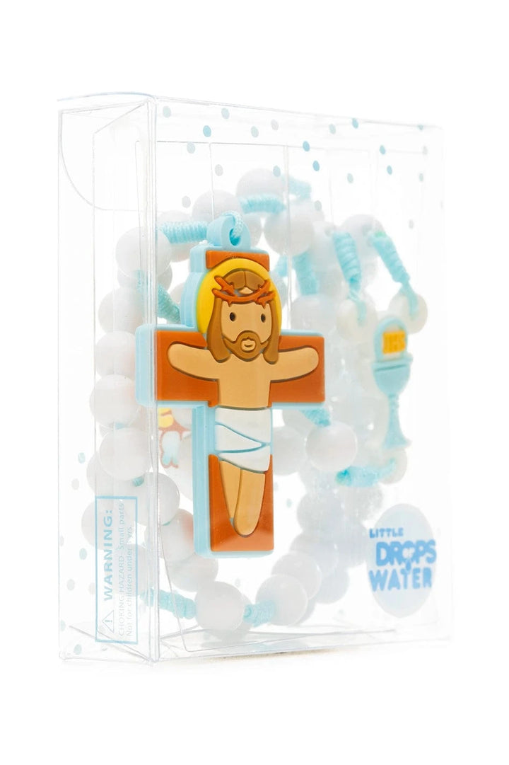 Little Drops of Water Rosaries First Communion Blue | First Communion & Baptism Gift