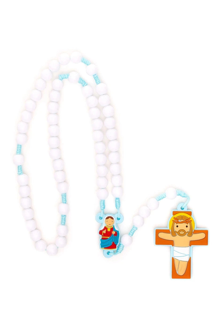 Little Drops of Water Rosaries Immaculate Heart Blue | First Communion &amp; Baptism Gift