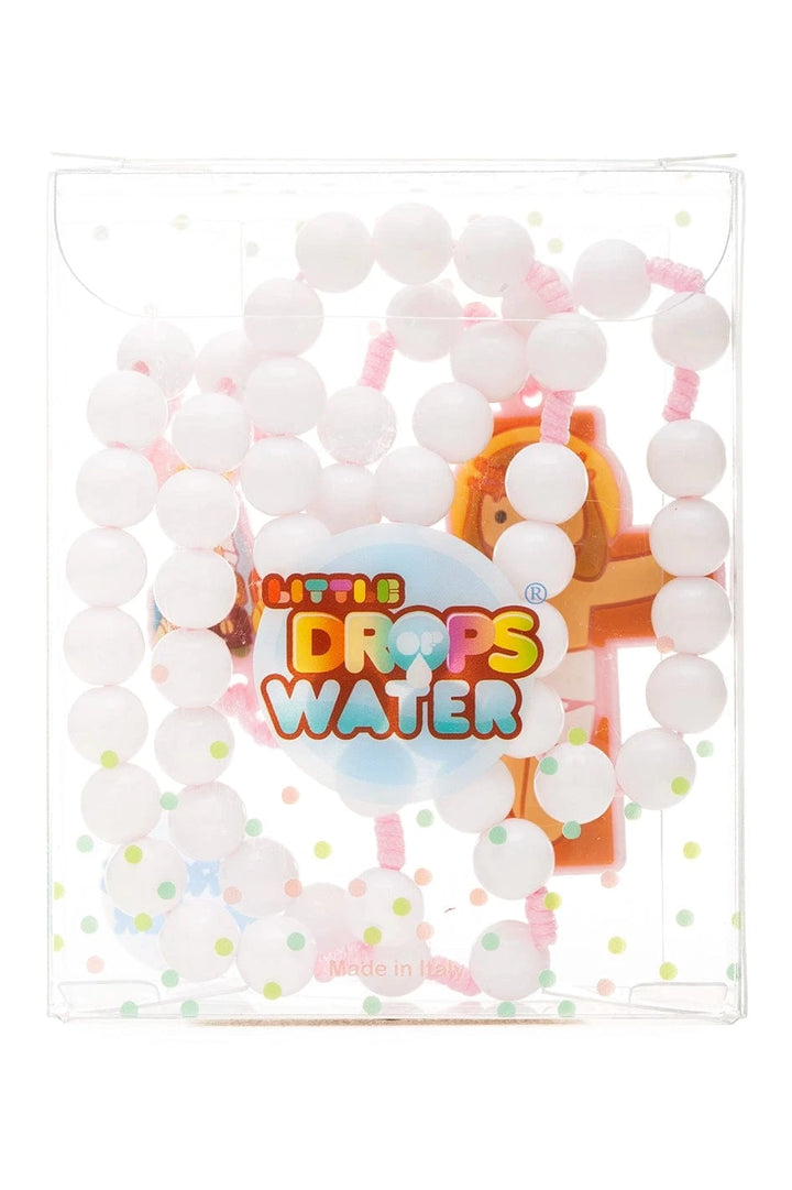 Little Drops of Water Rosaries Lady Of Fatima Apparition Pink | First Communion & Baptism Gift
