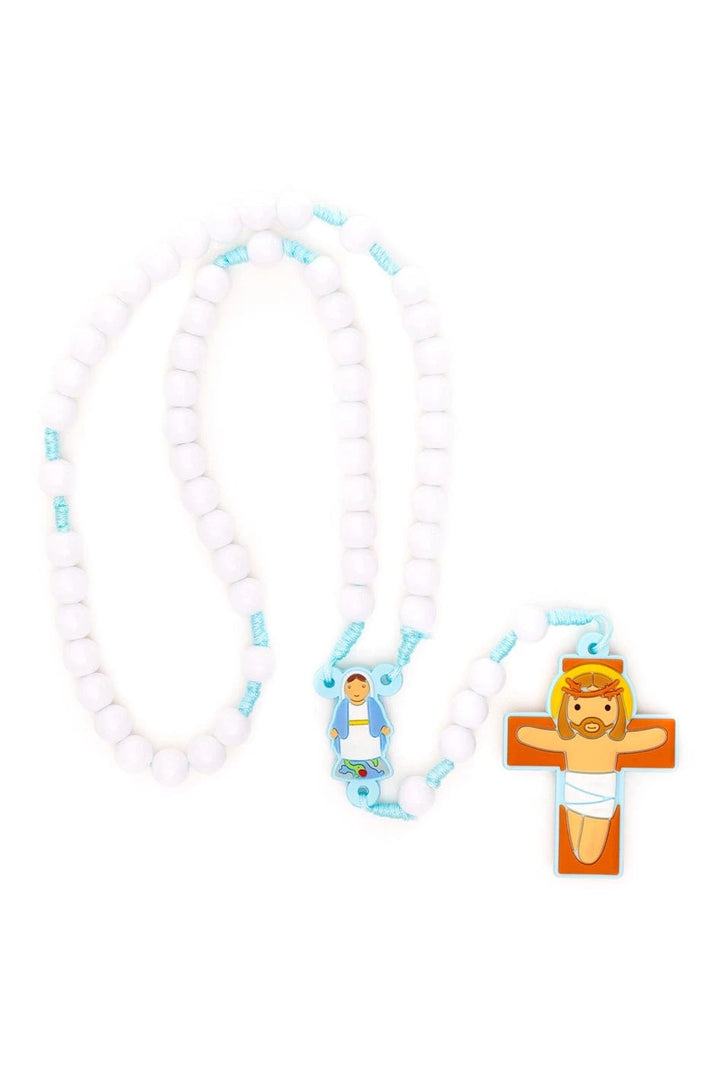 Little Drops of Water Rosaries Lady Of Grace Blue | First Communion &amp; Baptism Gift