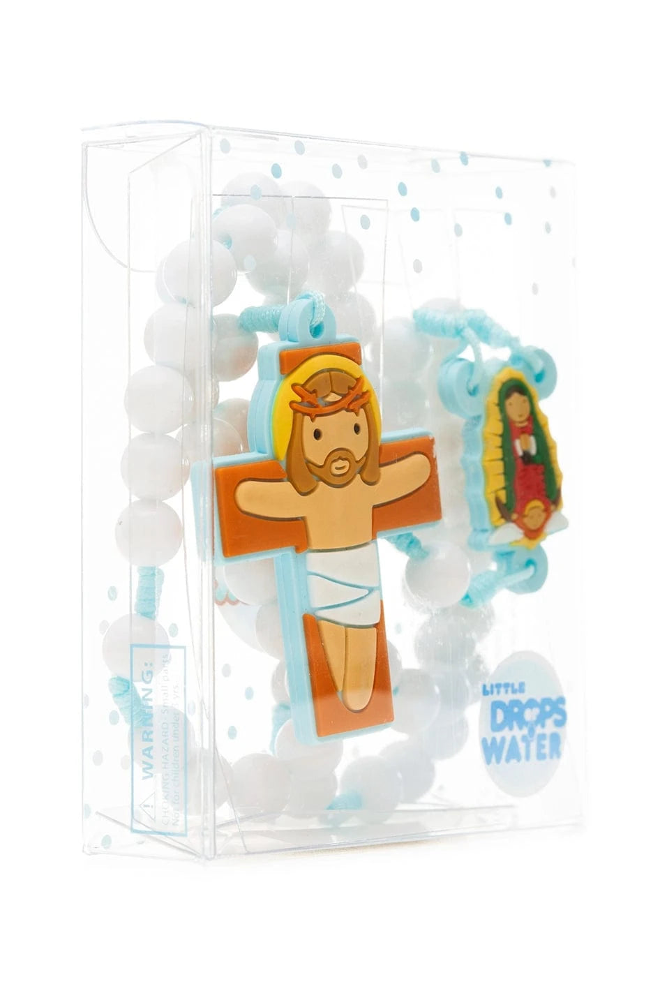 Little Drops of Water Rosaries Lady Of Guadalupe Blue | First Communion &amp; Baptism Gift