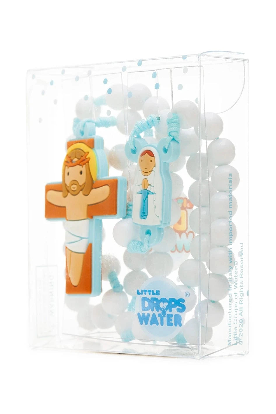 Little Drops of Water® Rosaries Lady Of Lourdes Blue | First Communion & Baptism Gift