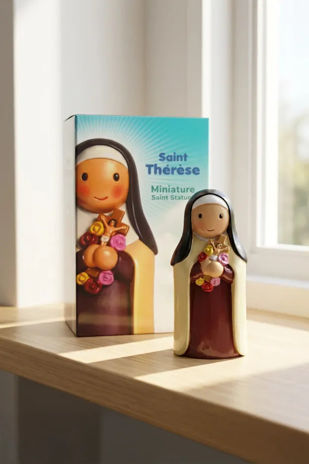 Little Drops of Water Saint Therese of Lisieux Miniature Statue