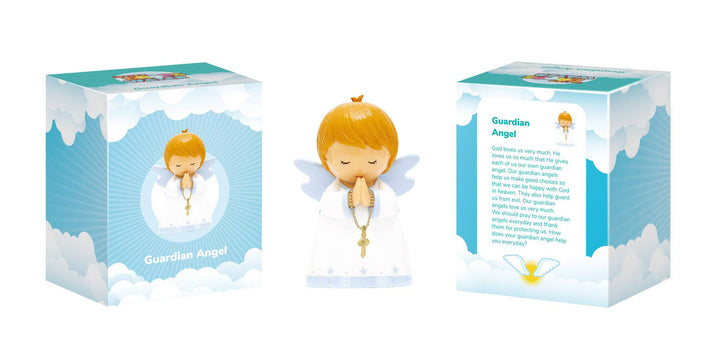 Little Drops of Water® Angels Guardian Angel For Boys Collectors Edition Figurine – Children Protection Gift |