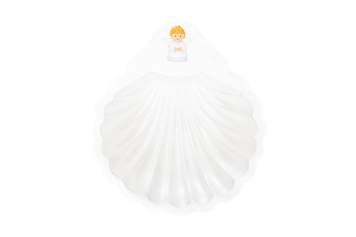 Little Drops of Water® Baptism Shell Baby Boy Angel Collectors Edition