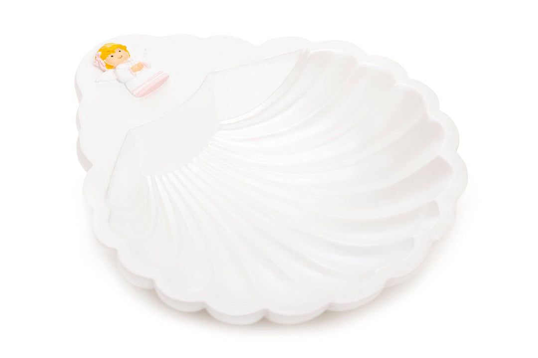 Little Drops of Water® Baptism Shell Baby Girl Angel Collectors Edition