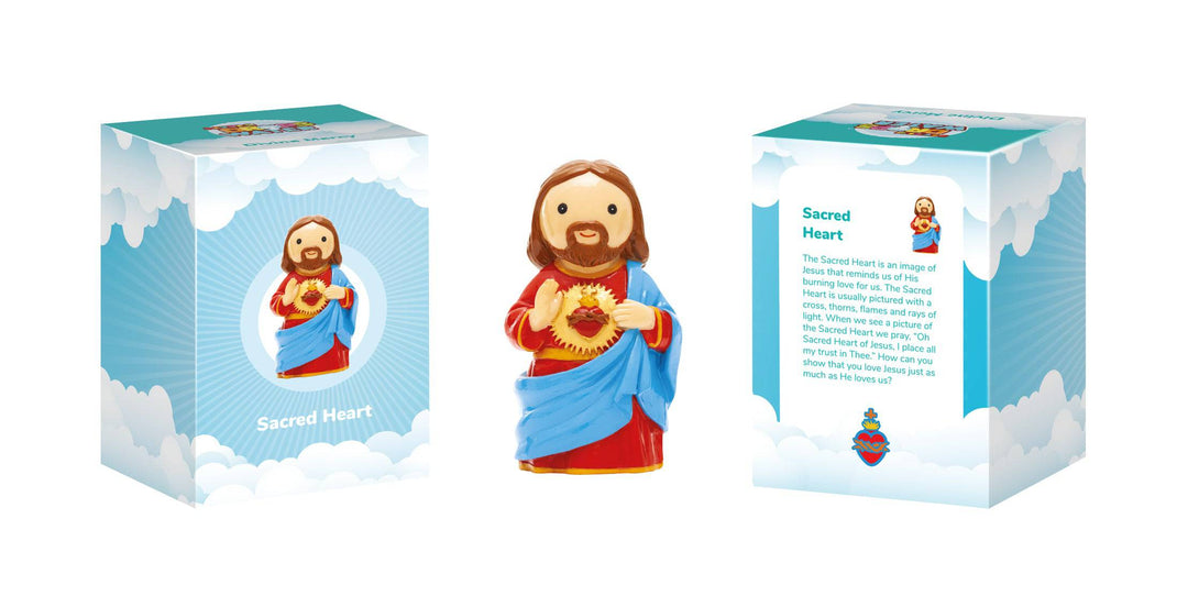 Little Drops of Water® Jesus SACRED HEART OF JESUS COLLECTORS EDITION FIGURINE – MERCY &amp; LOVE DEVOTIONAL GIFT | LITTLE DROPS OF WATER
